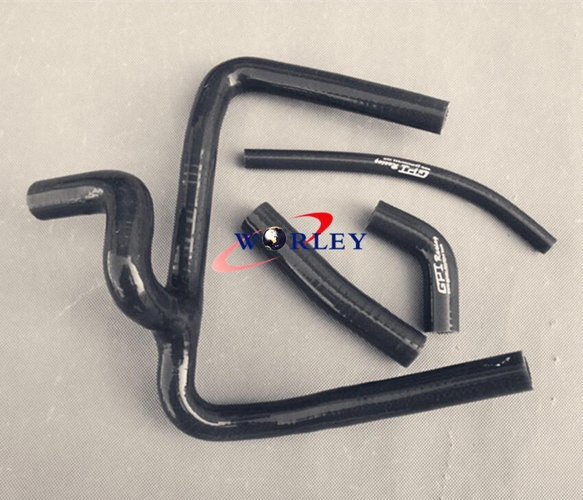 Silicone Radiator Y Hose for Honda CR250 CR250R (2002–2008) Black