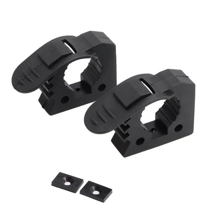 Rubber Quick Fastener Mounting Clamp for Car ATV RV 1.18"-1.42" Diameter