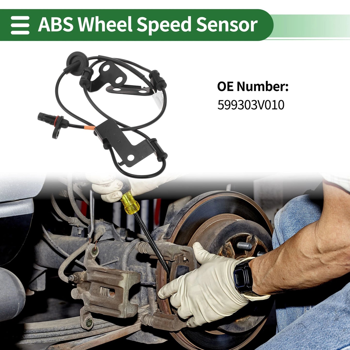 ABS Wheel Speed Sensor No. 599303V010 for Hyundai Azera (2012–2014)