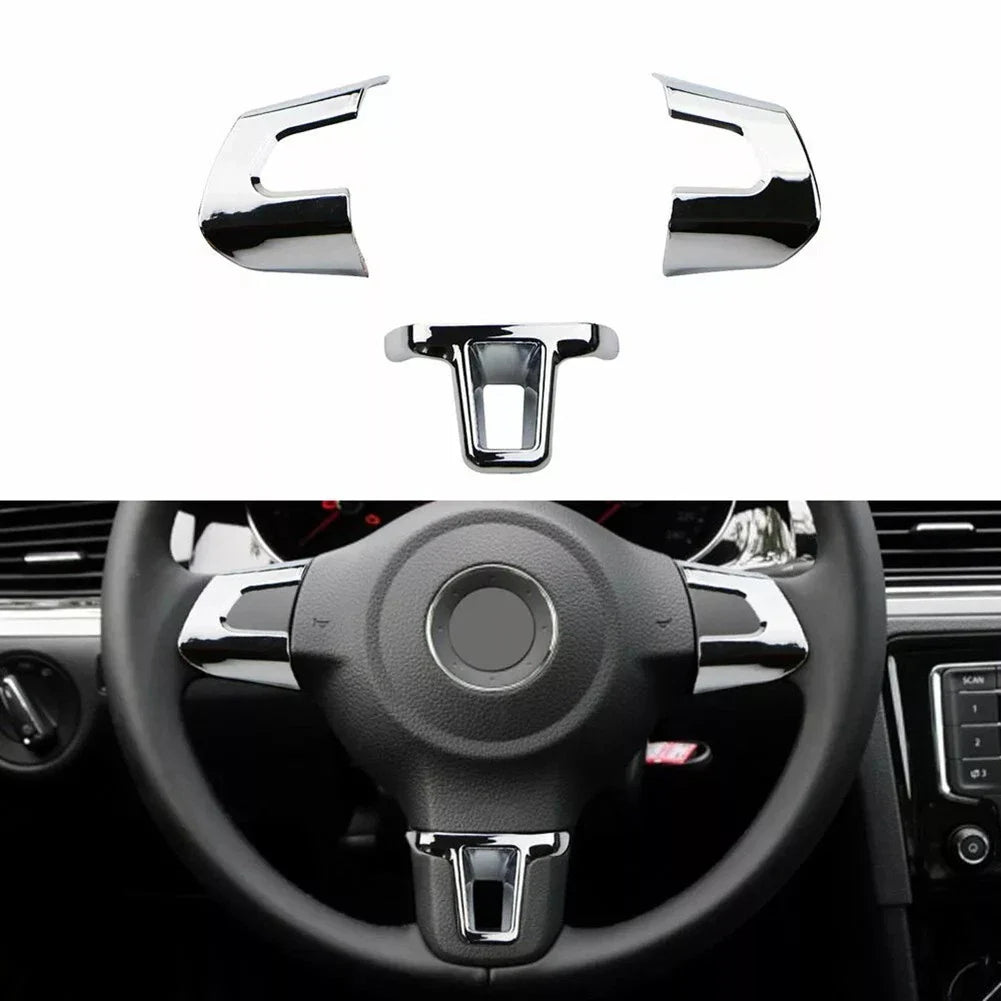 Car Steering Wheel Sticker Cover for Golf 6 MK6 MK5