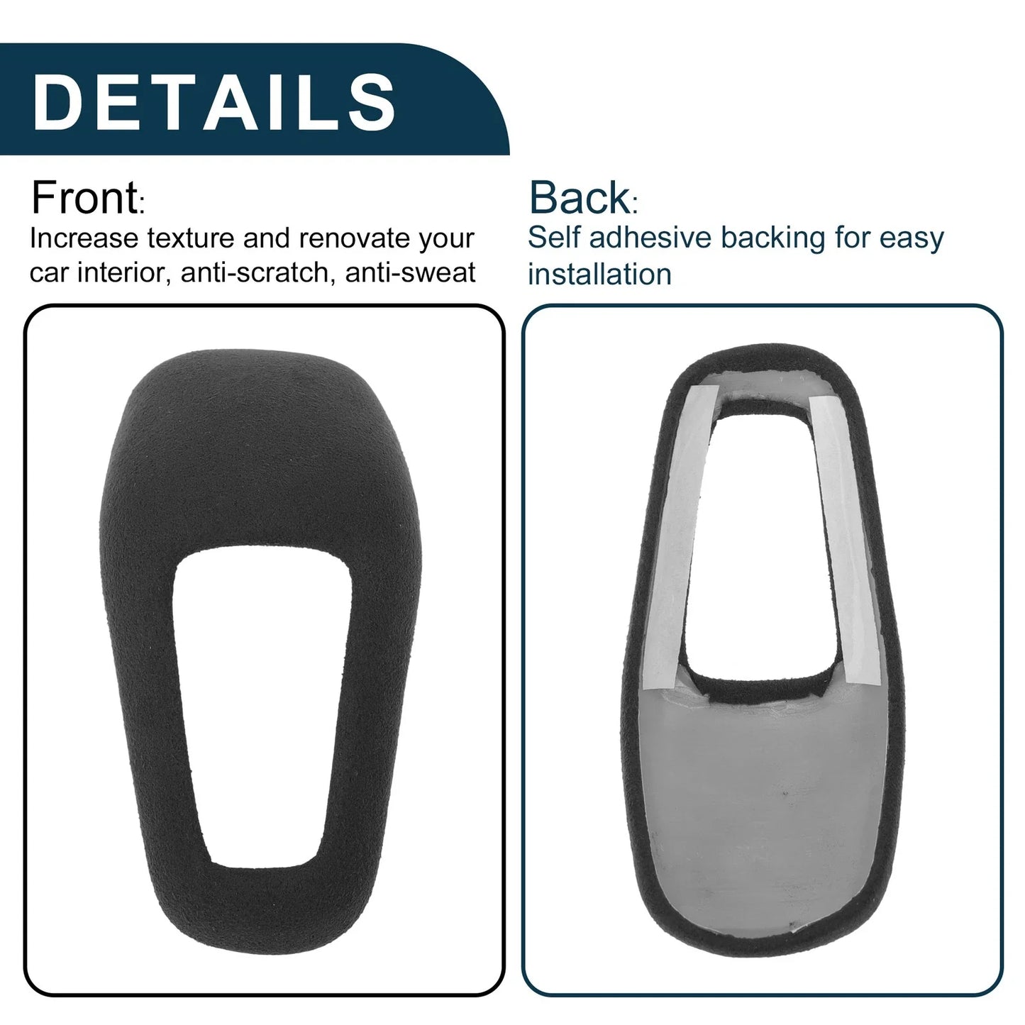 Gear Shift Knob Cap Cover for Porsche Cayenne (2018-2025) Dark Gray 1 x