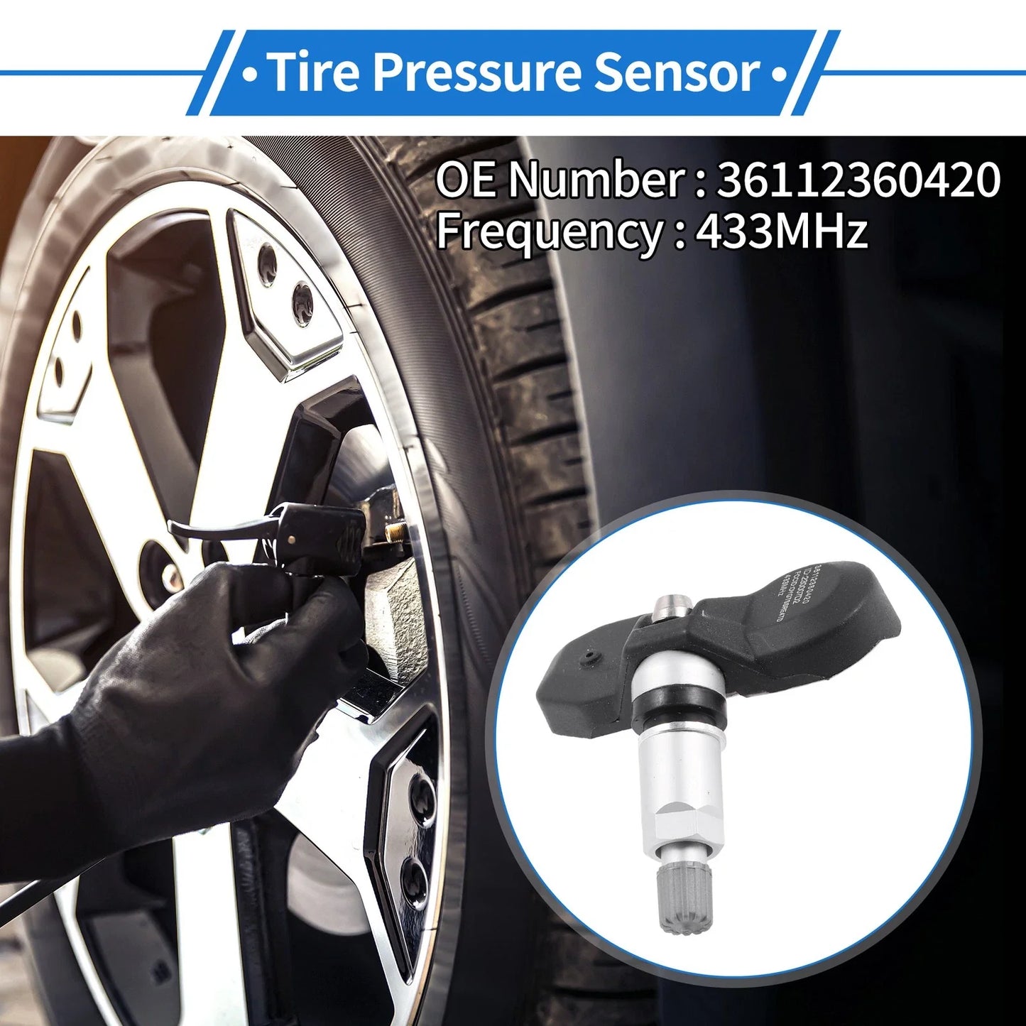 Tire Pressure Sensor for BMW 7 Series E38 E65 E66 E67 (1998-2003)