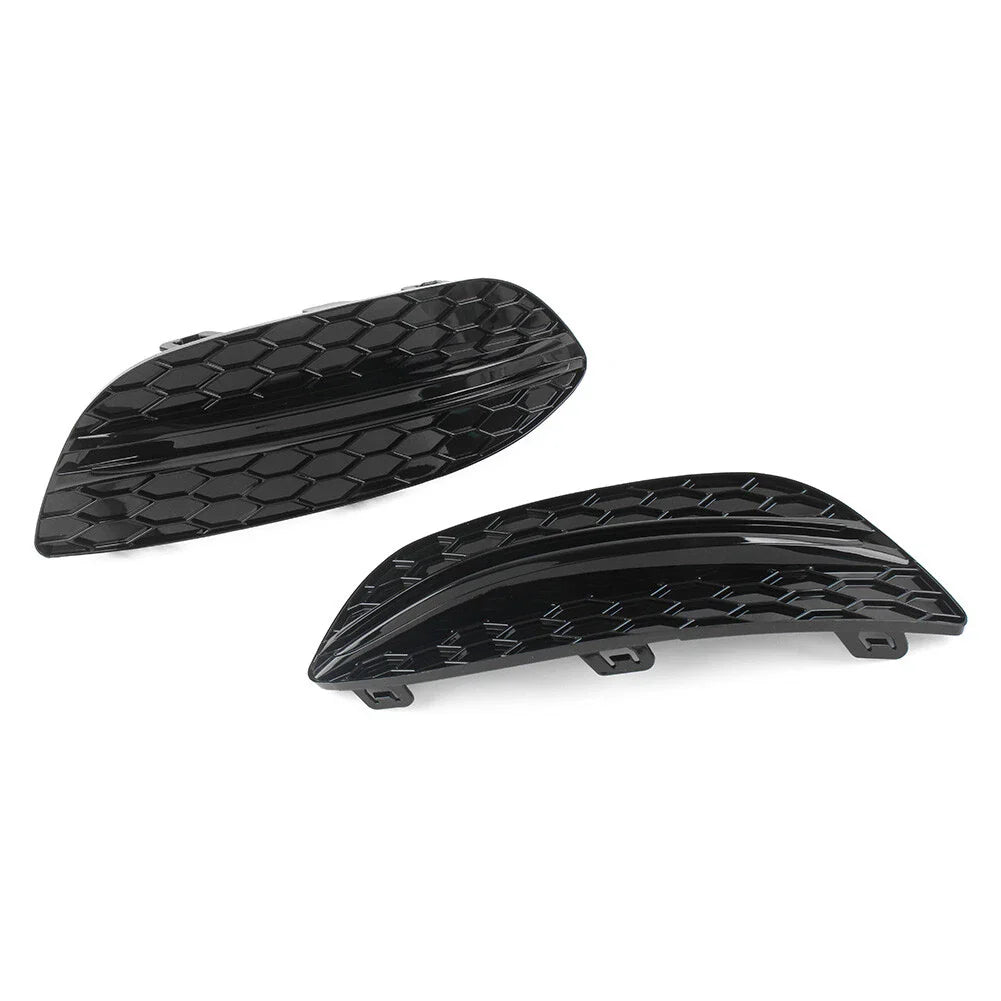 Fog Light Covers for Mercedes Benz C Class W205 C300 (2015-2018) Black