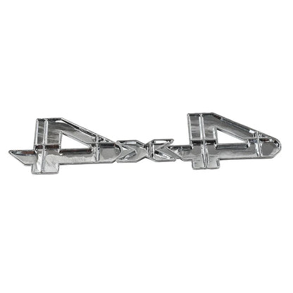 3D Rear Tailgate Emblem Badge Overlay Decal for Universal Cars Silver