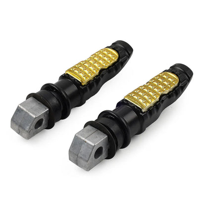 8MM Universal Gold Rear Footrest Pegs for Harley & Honda