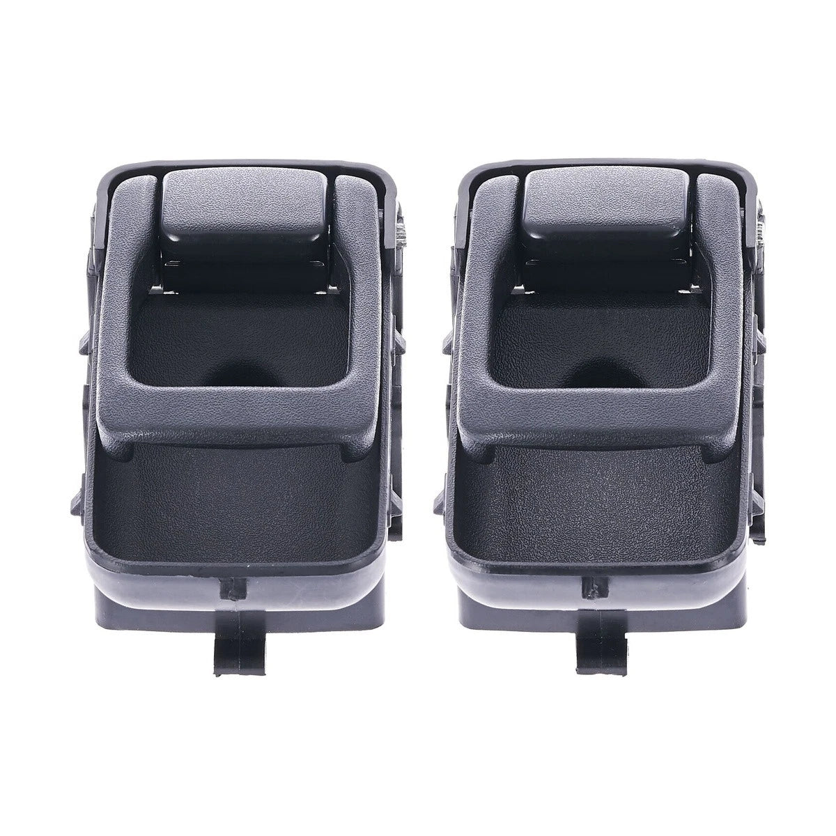 Set of 4 Door Handle Inner for Nissan Navara (1997–2015) Black