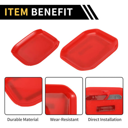 Set of 4 Exterior Door Handle Bowl Cover Trims for Jeep Gladiator JT (2020–2024) Red
