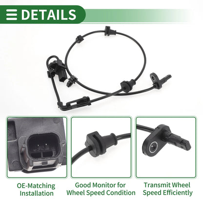 ABS Wheel Speed Sensor No. 57455TMBH01 for Honda CR-V (2017) Front Left