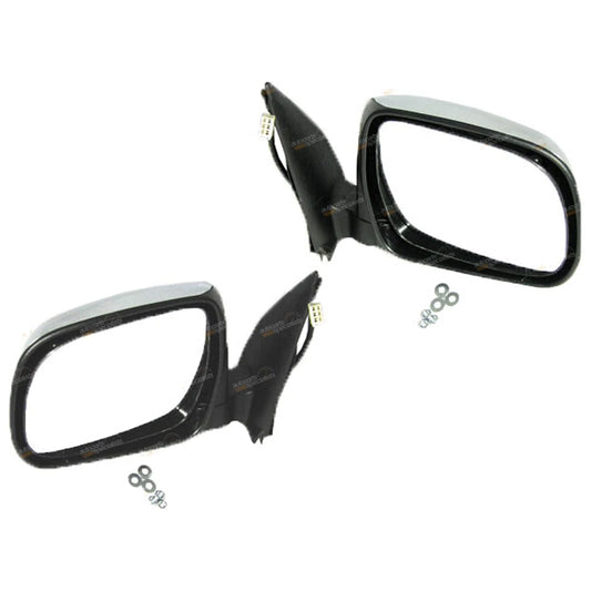LH+RH Chrome Electric Power Mirrors 2 x for Toyota Hilux (2005–2011)