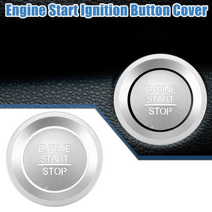 Engine Start Ignition Button Sticker for Honda Accord (2018-2022) Silver Tone
