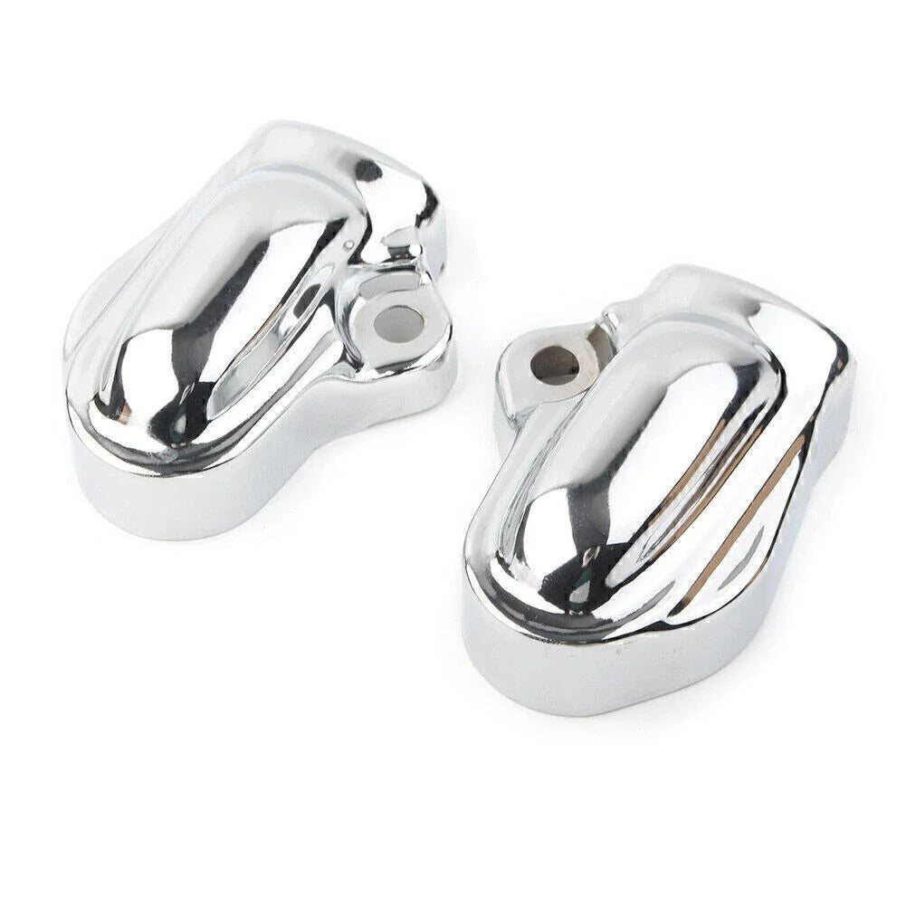Chrome Rear Axle Nut Covers for Harley V-Rod VRSC Muscle VRSCF (2002-2017)