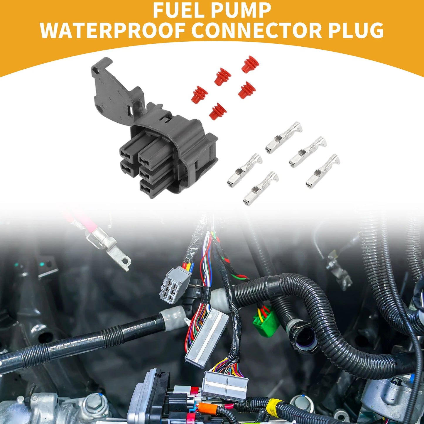 5 Pin Fuel Pump Waterproof Connector Plug for Toyota Corolla