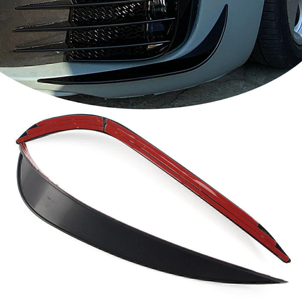 Glossy Black Front Bumper Side Air Vent Trim for VW Golf 6 MK6 GTD (2008-2013)