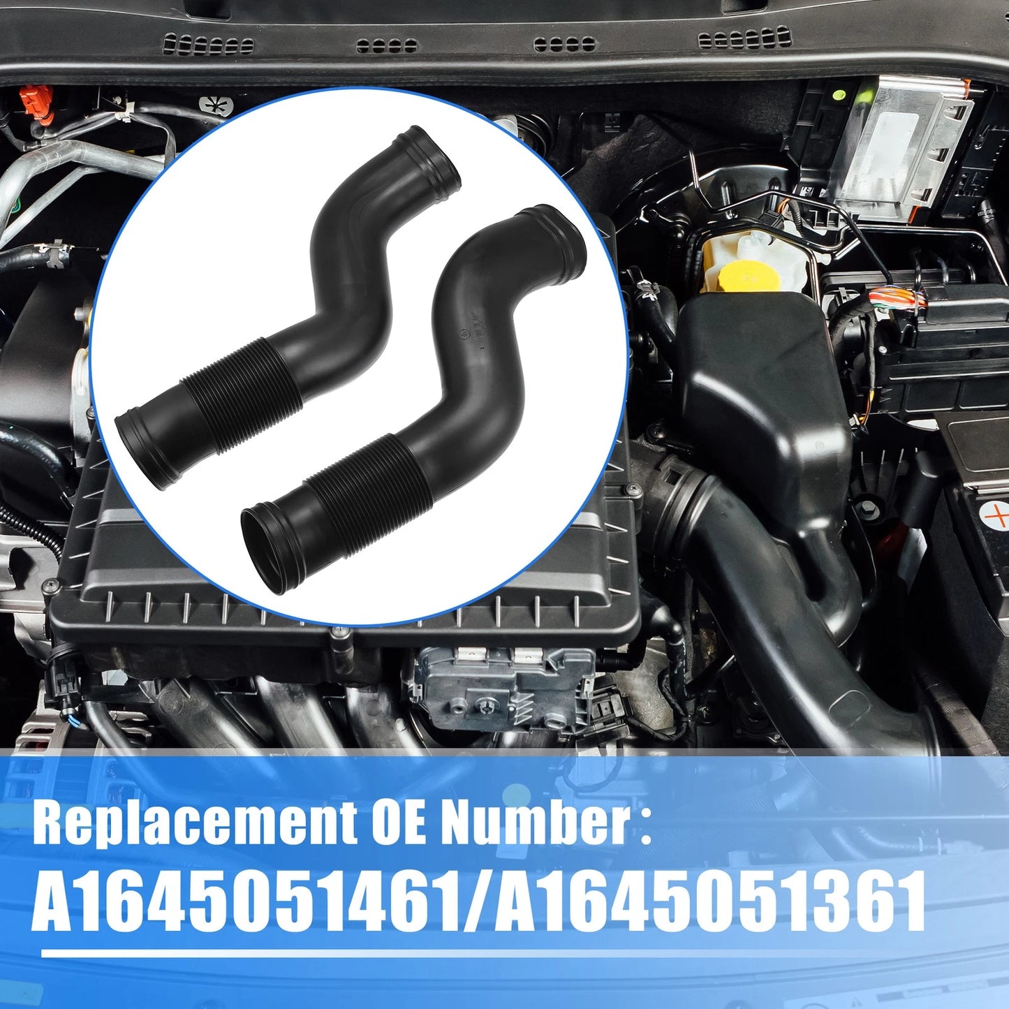 1 Pair Air Intake Hose Tube for Mercedes-Benz GL450 GL550 (2008–2012)