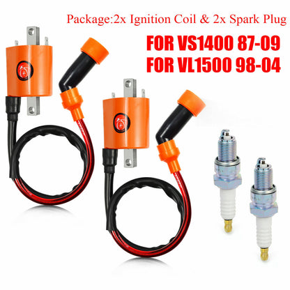 2 Ignition Coils for Suzuki Intruder VS1400/VL1500 (1987–2005)