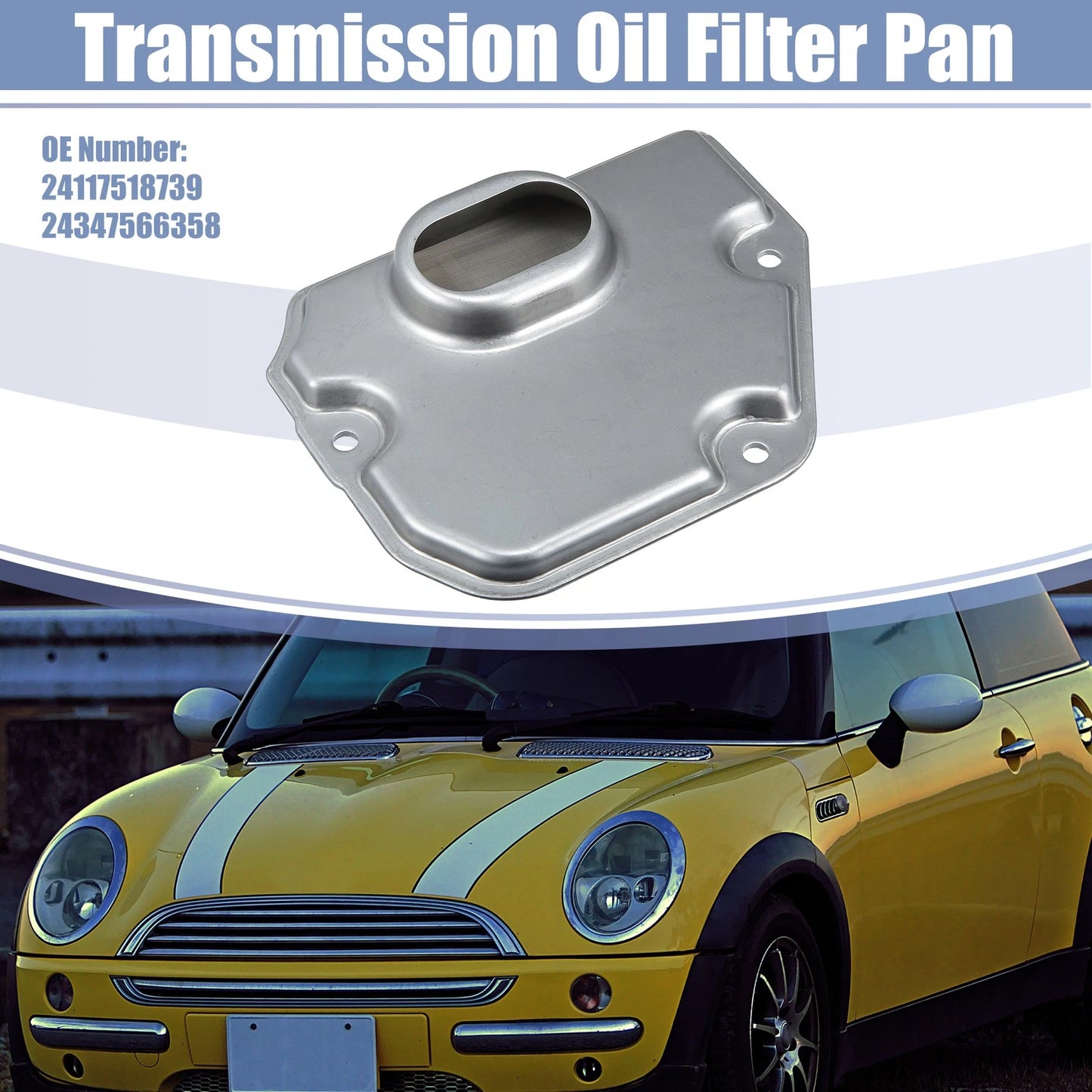 Transmission Filter Oil Pan for Mini Cooper 1.6L (2002–2008) 24117518739 24347566358