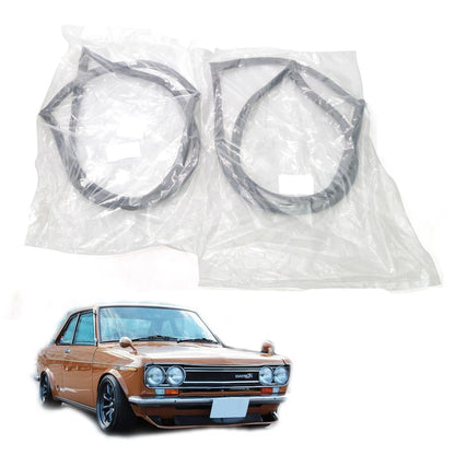 Set of 2 Rear Side Window Weatherstrips for Nissan Bluebird Datsun SSS 510 (1968–1972)