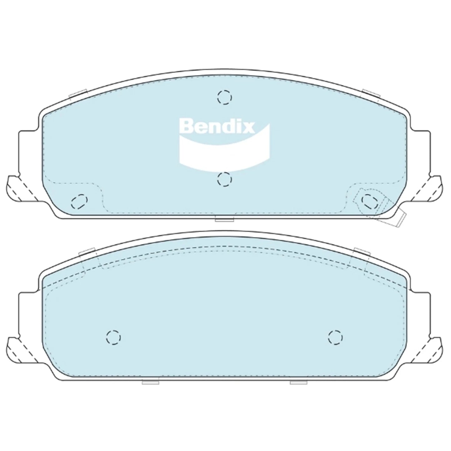 Set of 4 Disc Brake Pads for VE VF Commodore (2006–2017)