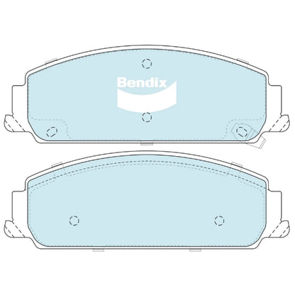 Set of 4 Disc Brake Pads for VE VF Commodore (2006–2017)