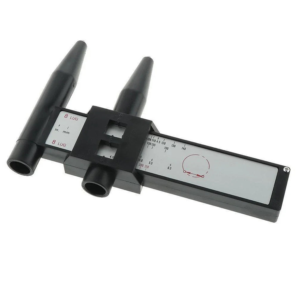 Wheel Pattern Gauge Tool Car PCD Ruler 4 5 6 8 Lug Automotive Tool