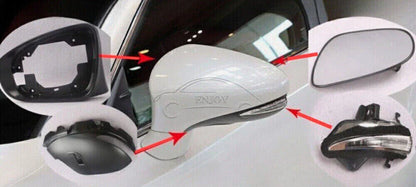Side Mirror Cover Lamp Frame Lower Cap for Lexus CT200h (2011–2018)