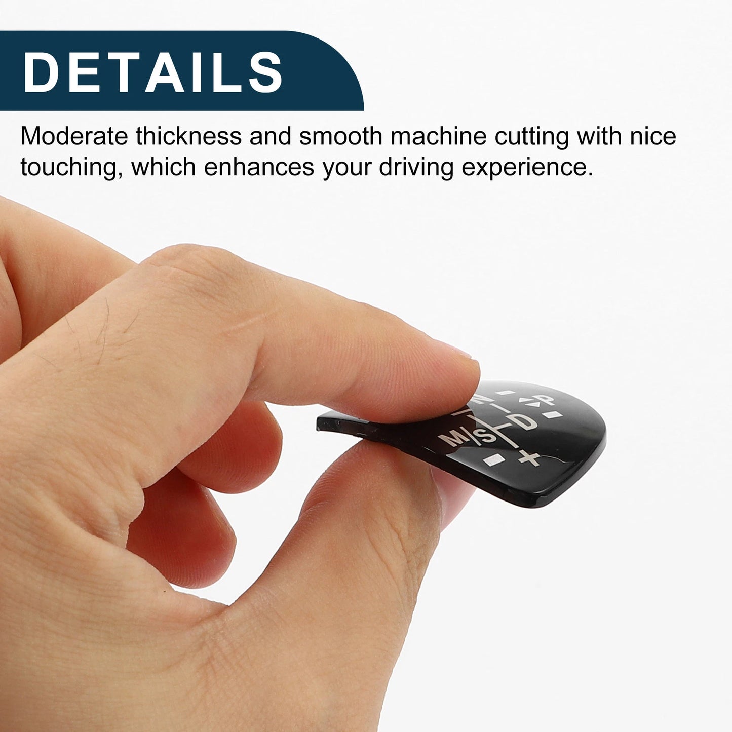 Set of 1 Gear Shift Knob Button Cover for BMW 1 Series F20 F21 F22 Black