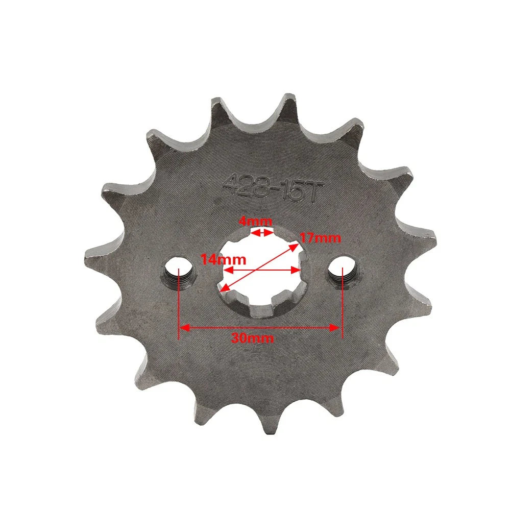 17mm 13T Front Sprocket for 110CC 125CC ATV Pit Dirt Quad Bike