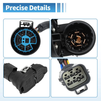 Trailer Tow Rear Bumper Wiring Connector Harness Kit for Ford (2015–2020)
