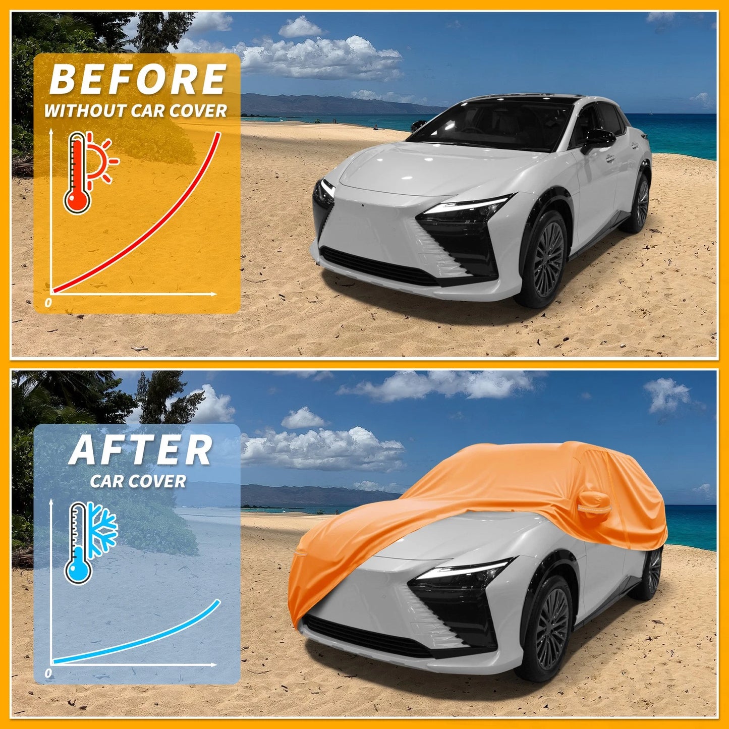 Waterproof All Weather Car Cover for Lexus RZ (2023–2023)