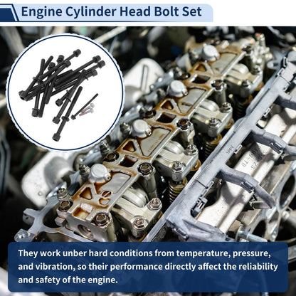 Engine Cylinder Head Bolt Set for Chevrolet Colorado 2.8L 3.5L (2004–2006) No. ES 71334