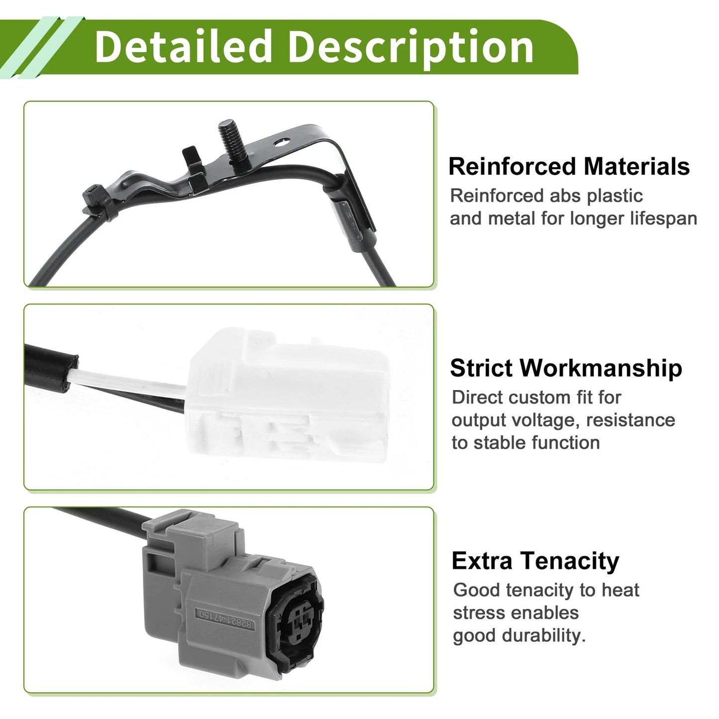 ABS Wheel Speed Sensor No. 8951612080 for Toyota Scion xB (2004–2015)