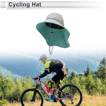 Cycling Hat for Breathable Sun Protection Light Gray 15.75"x11.02"