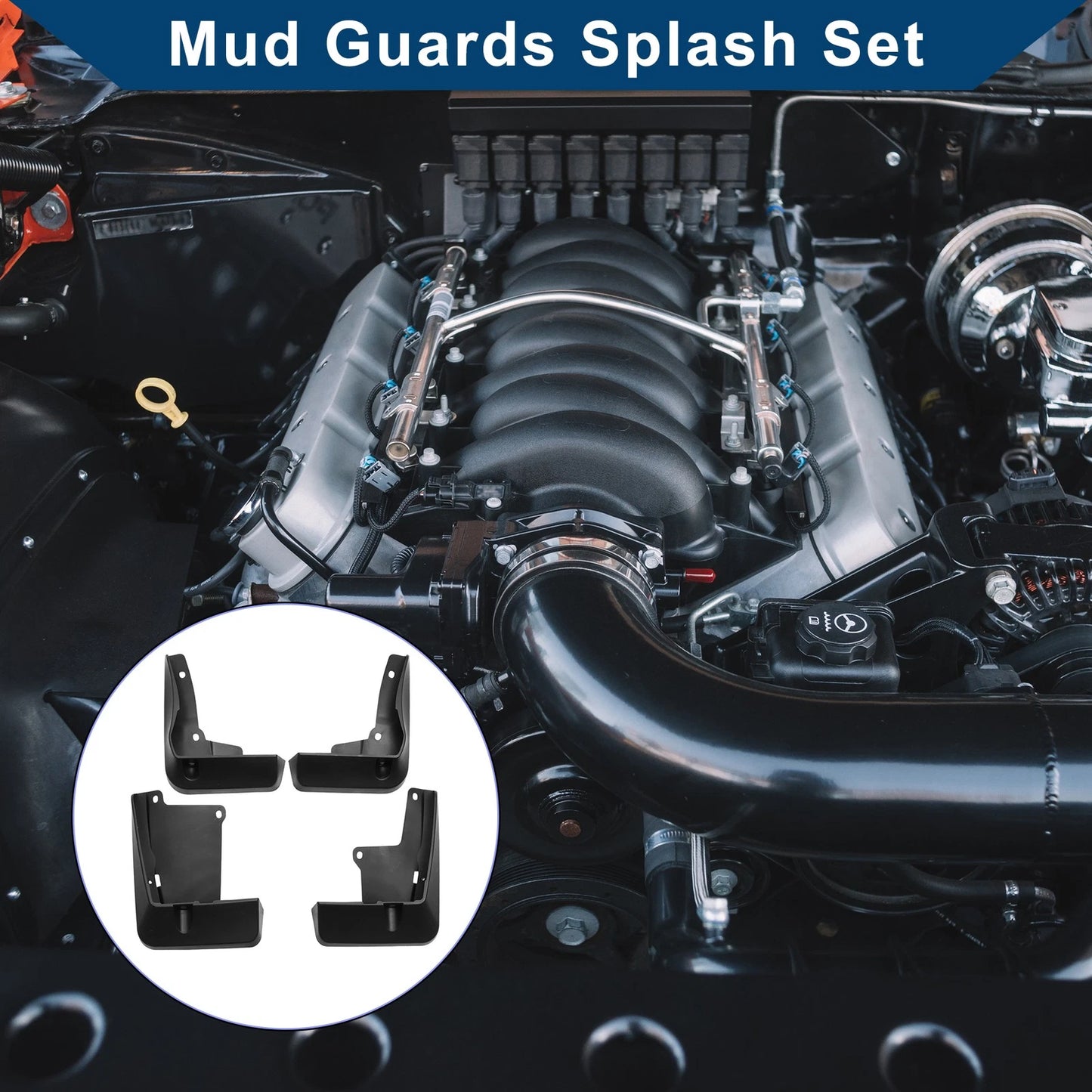Set of 4 Mud Flaps Splash Guards for Toyota Camry (2024)