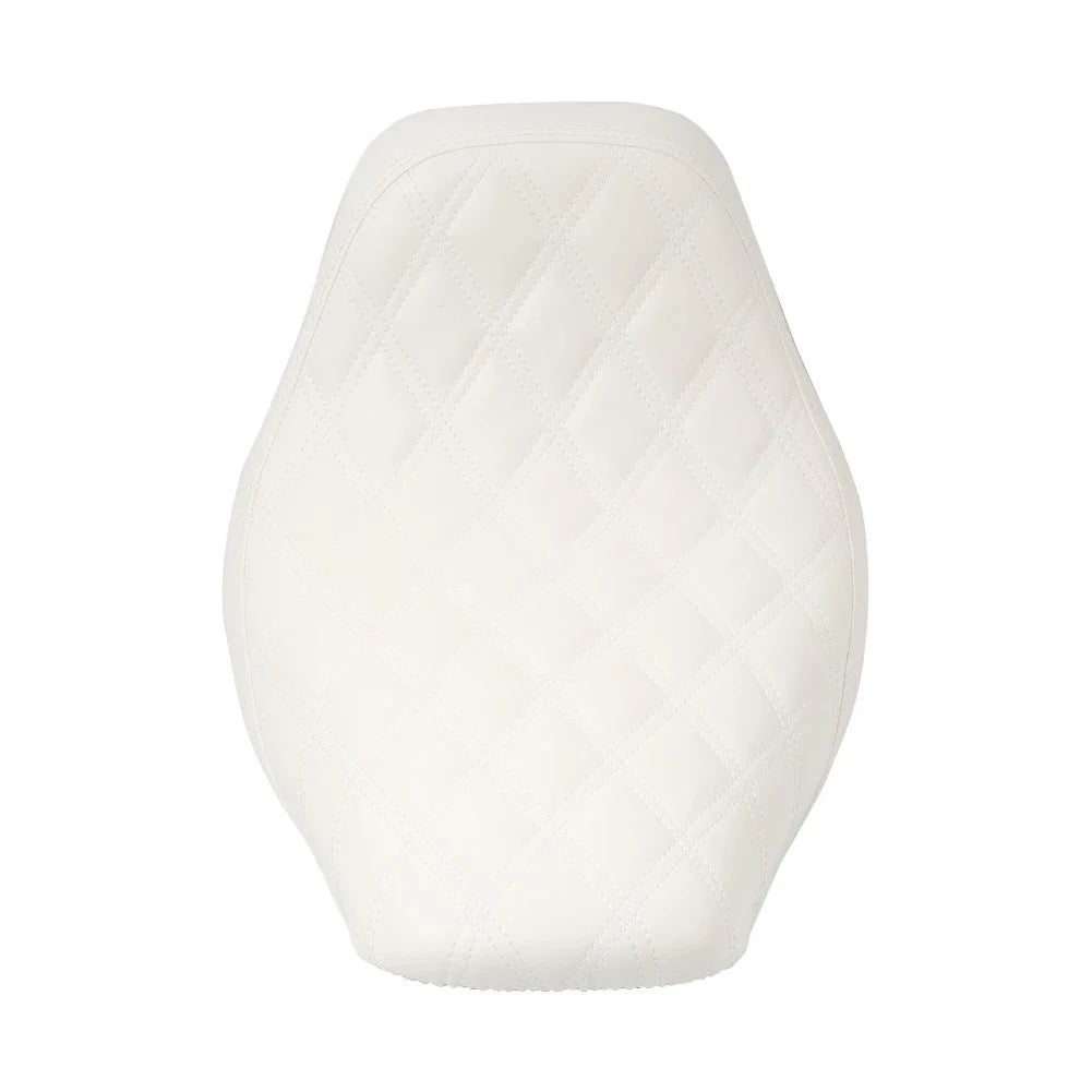 Driver Seat Cushion for Harley Heritage Softail FLSTC (2006-2017) White