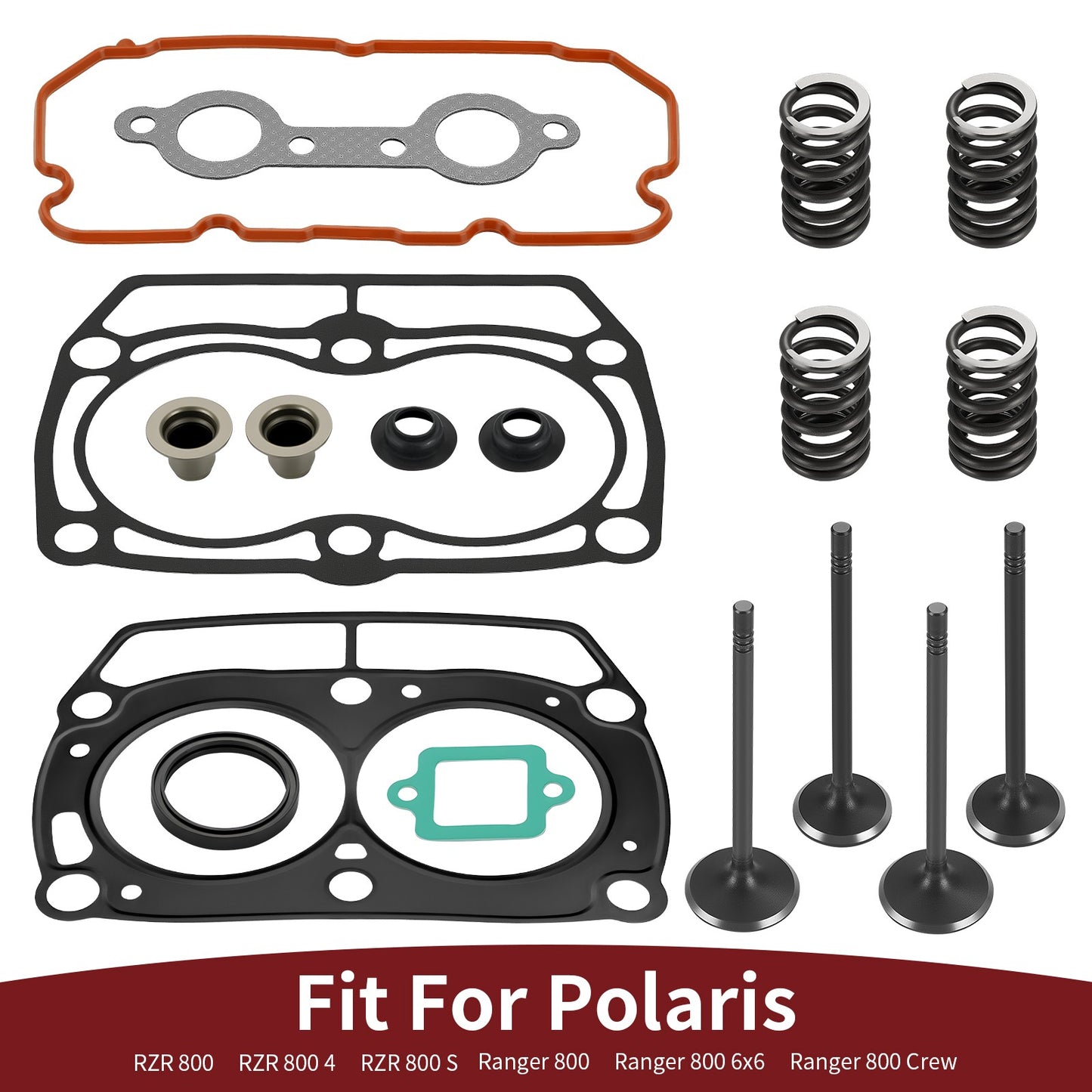 Cylinder Gasket and Valve Seal Kit for Polaris RZR Ranger 800 (2008–2014)