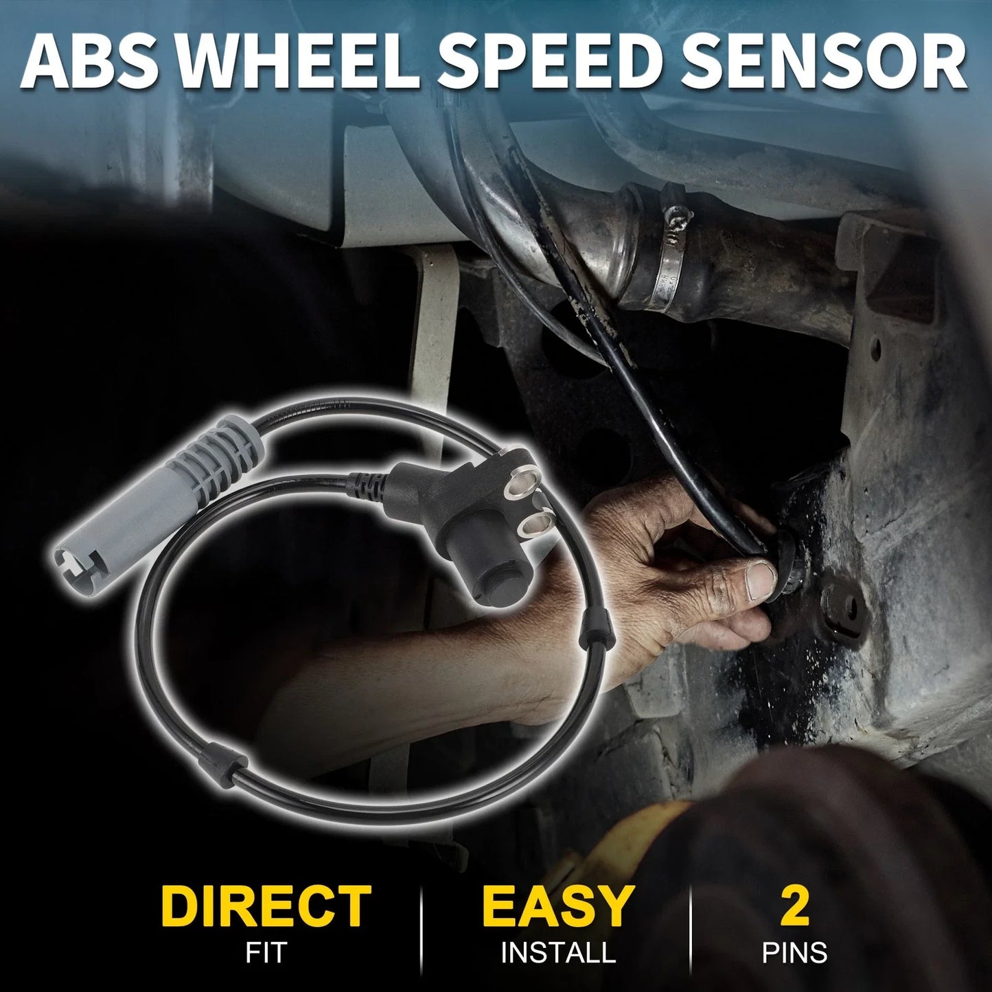 Rear Left/Right ABS Wheel Speed Sensor for BMW 318ti (1996-1999)