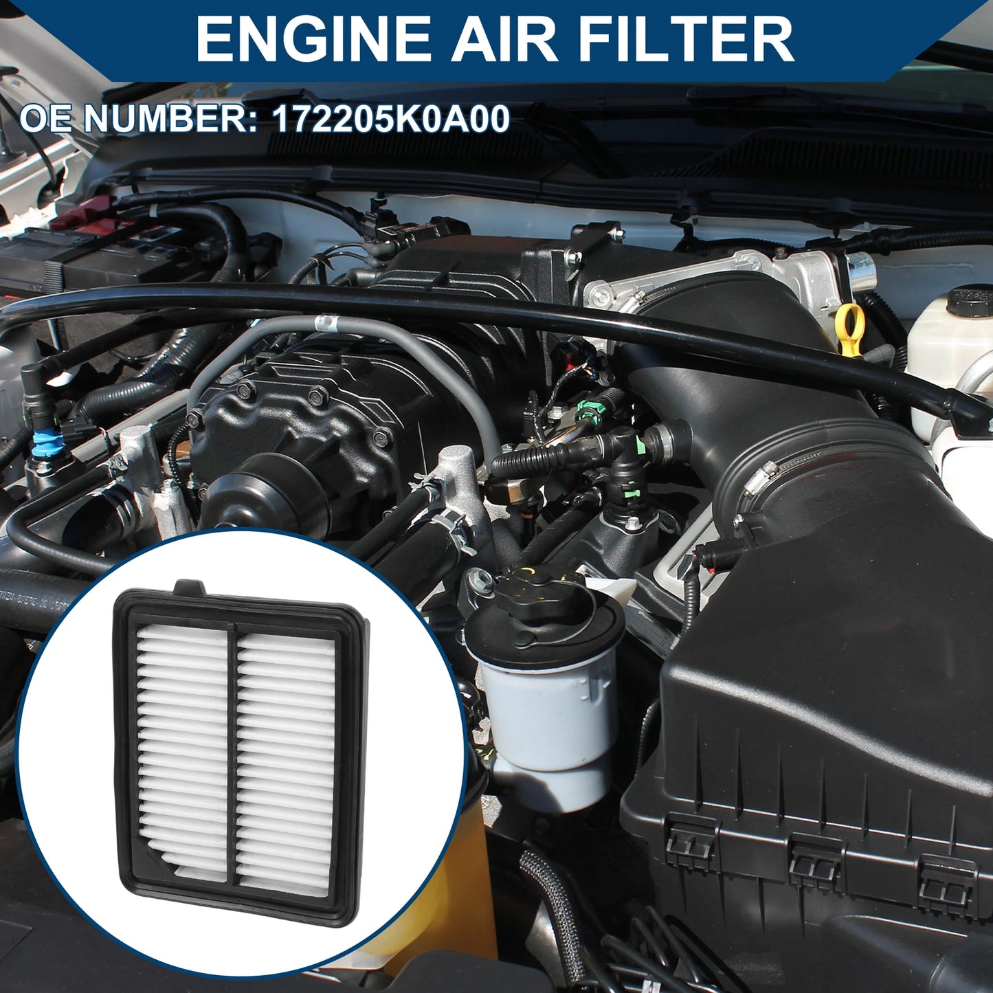 Car Engine Air Filter No. 172205K0A00 for Honda CR-V (2020–2022)
