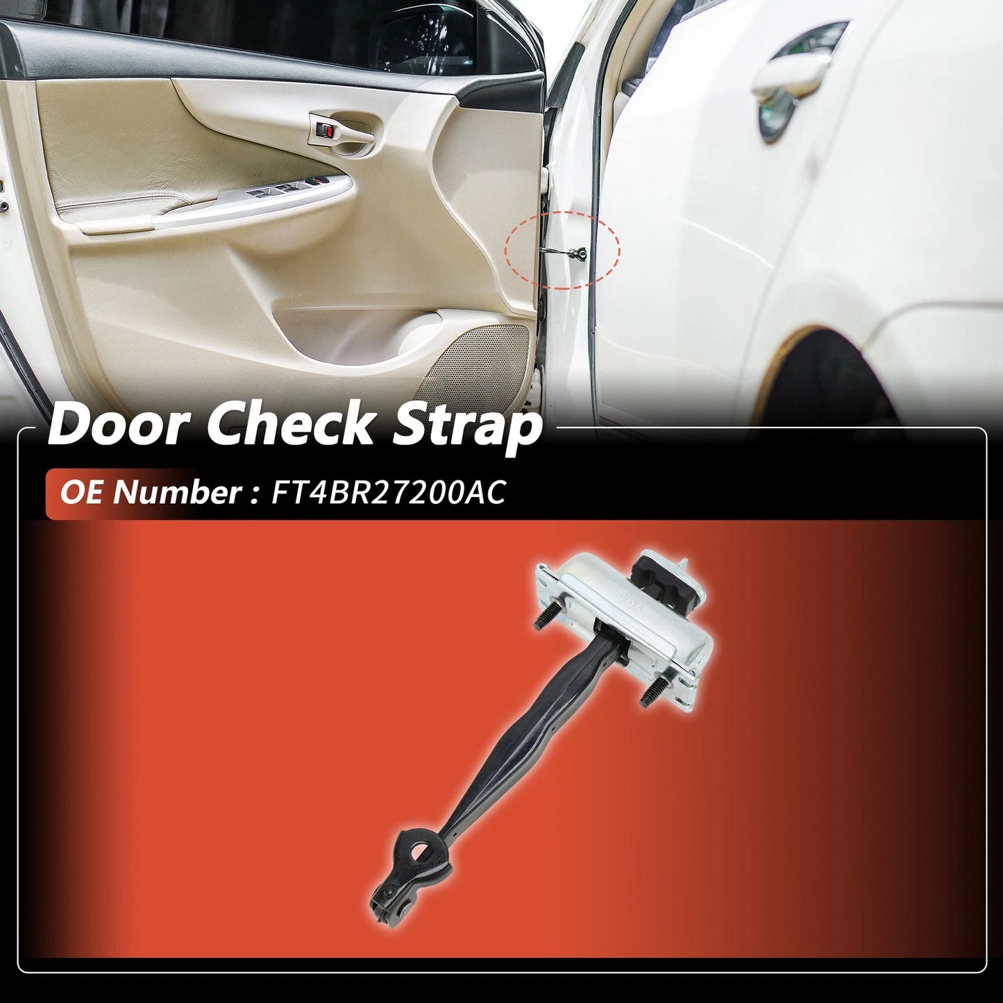 Rear Left/Right Door Check Strap for Ford Edge (2015–2021) No.FT4BR27200AC