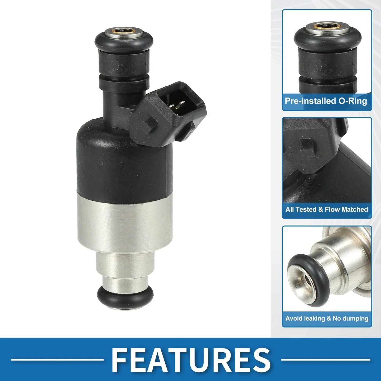 Fuel Injector for Chevrolet Camaro V6 3.4L 1993-1995 (1 x Black)