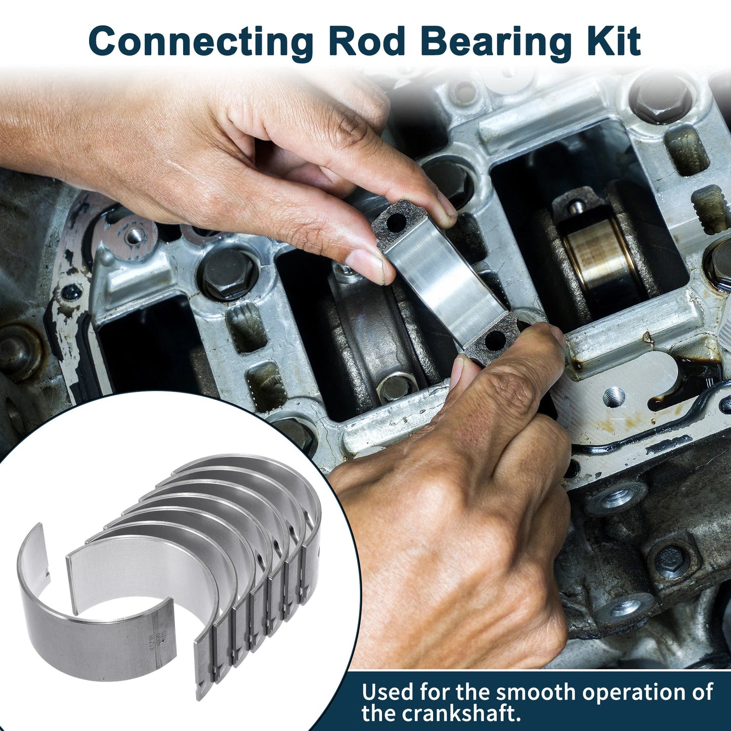 Connecting Rod Bearing Set No.ME999250 for Mitsubishi