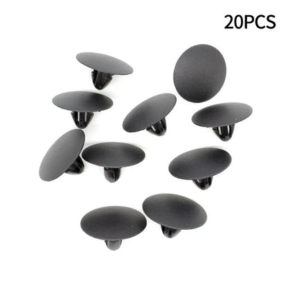 20 x Black Nylon Clips