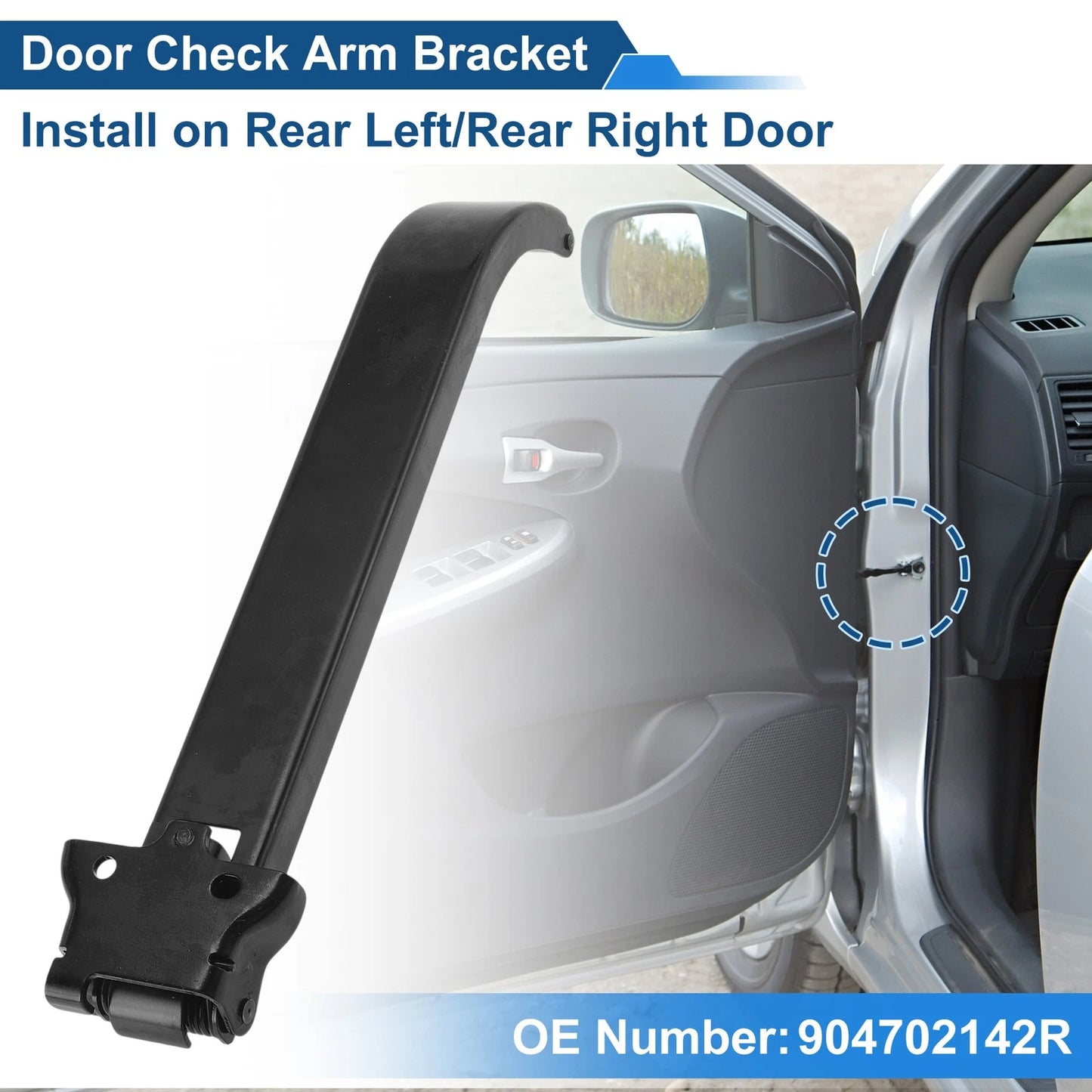 Rear Left & Right Door Check Strap for Renault Master III (2010–2020) No. 904702142R