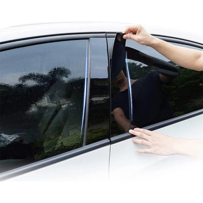 1 Black Pillar Post Covers for Range Rover HSE (2002-2012)