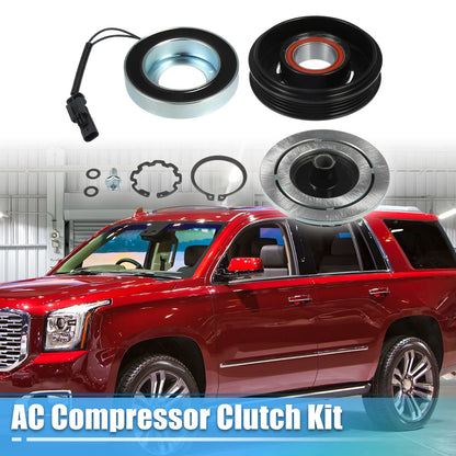 Set of 1 AC Compressor Clutch for GMC Yukon (2015–2020) 5.3 Black