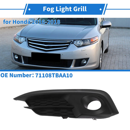 Front Left Fog Light Grill No. 71108TBAA10 for Honda Civic (2016–2018)