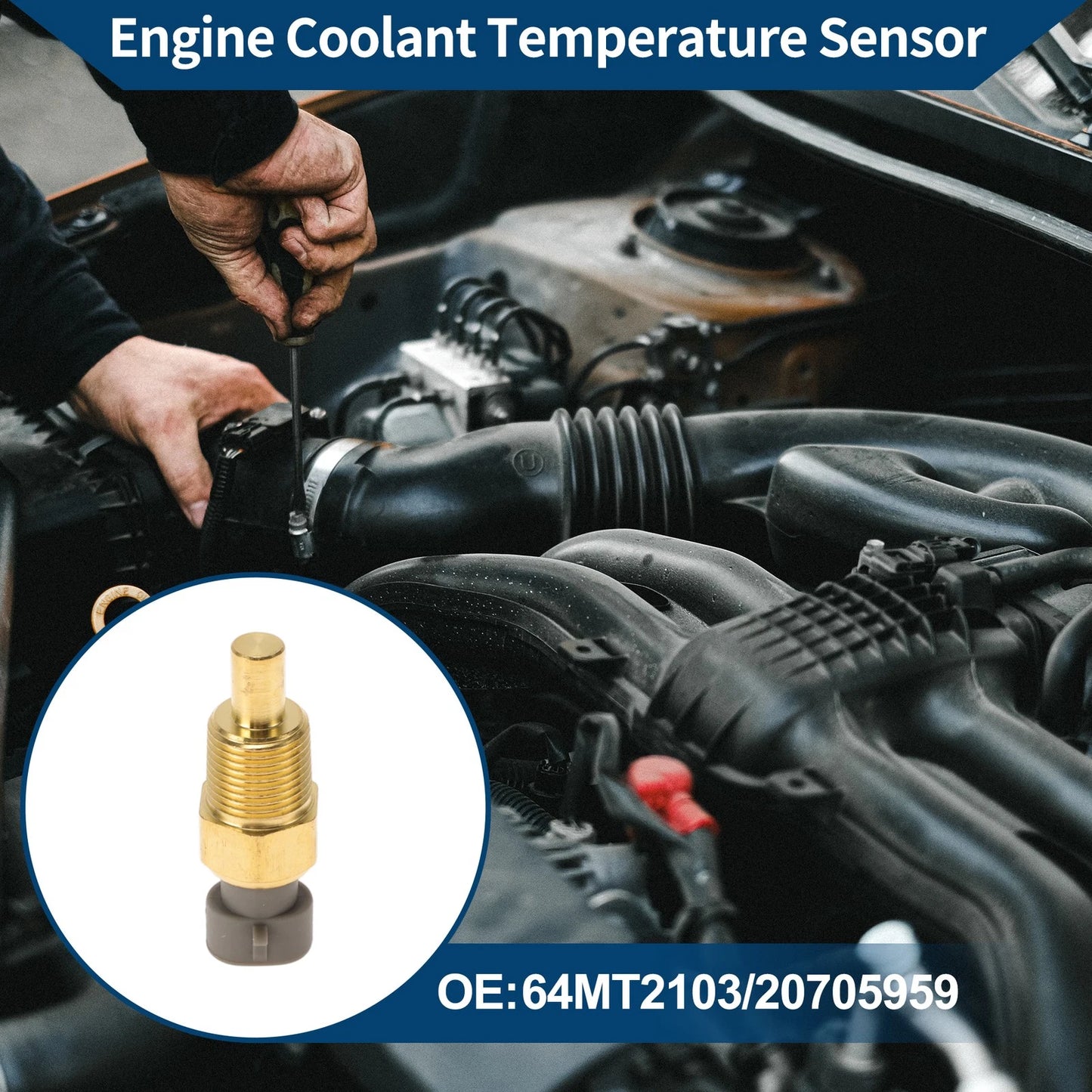 Engine Coolant Temperature Sensor No. 64MT2103 for Mitsubishi Outlander (2010)