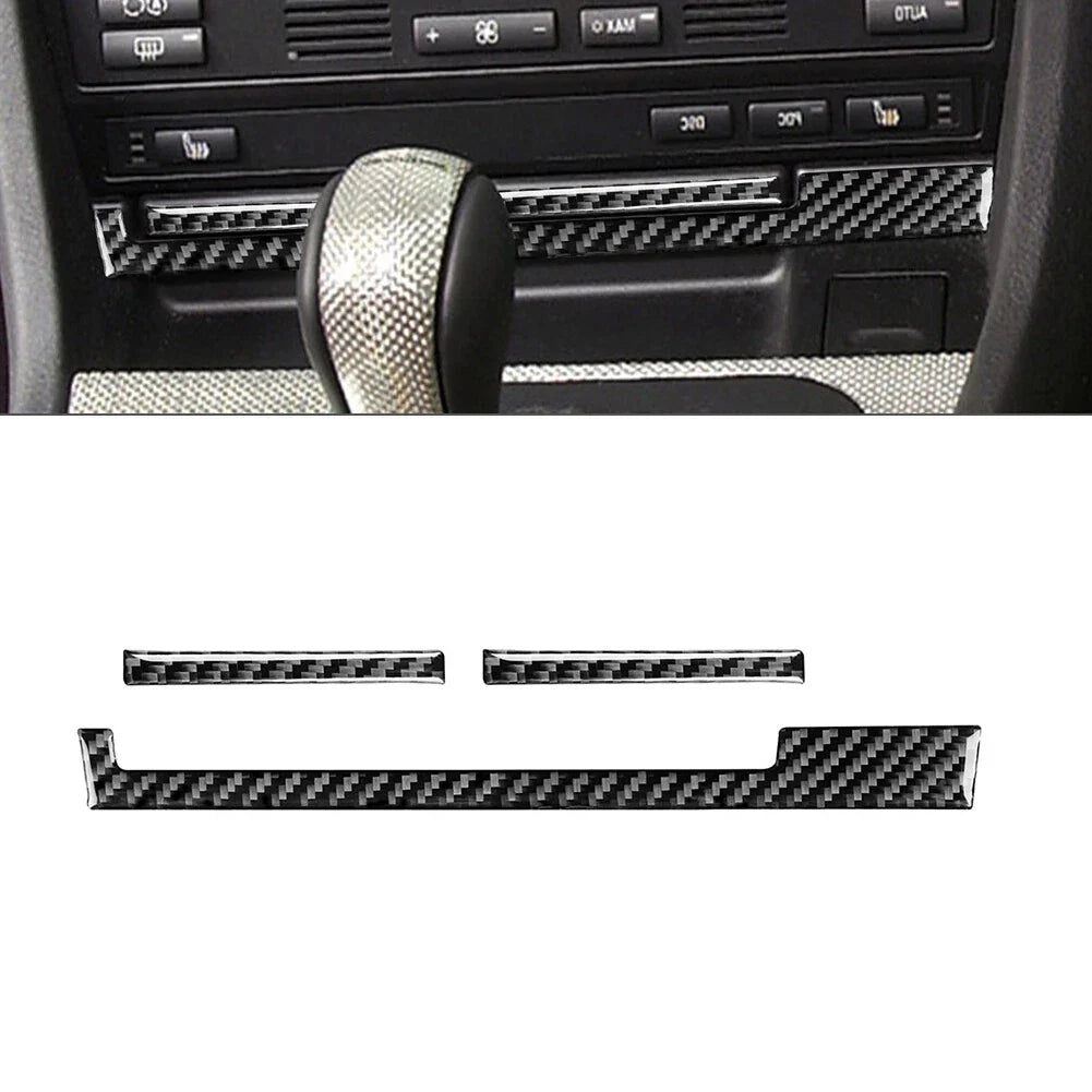 Carbon Fiber Cup Holder Cover Trim for BMW 5 Series M5 (1998-2003)