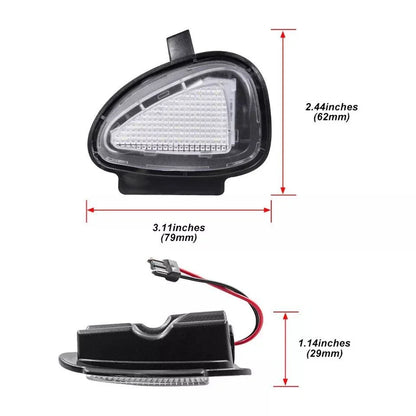 LED Side Under Mirror Puddle Courtesy Lights for Golf Mk6