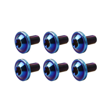 6 x M5x30mm Titanium Alloy Torx Head Bolts for Bike Motorcycle