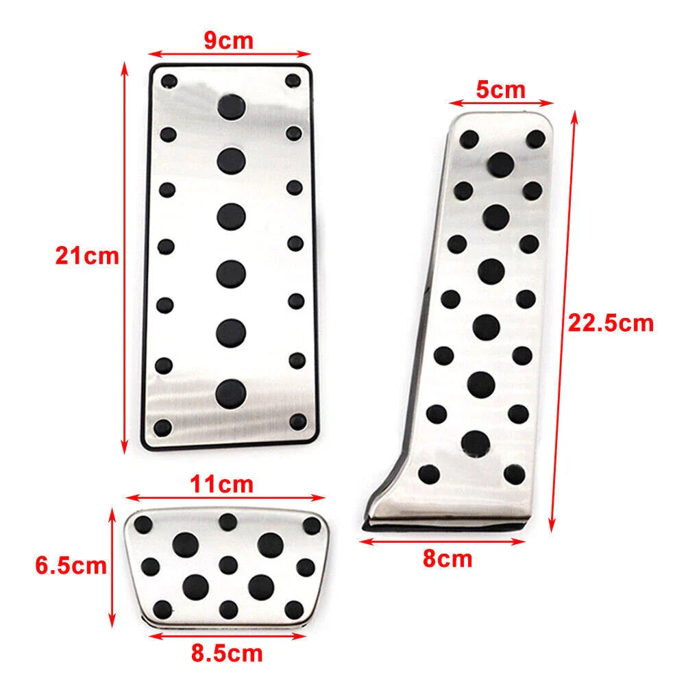 2 x Foot Gas Brake Pedal Covers for Lexus GS RX IS LS